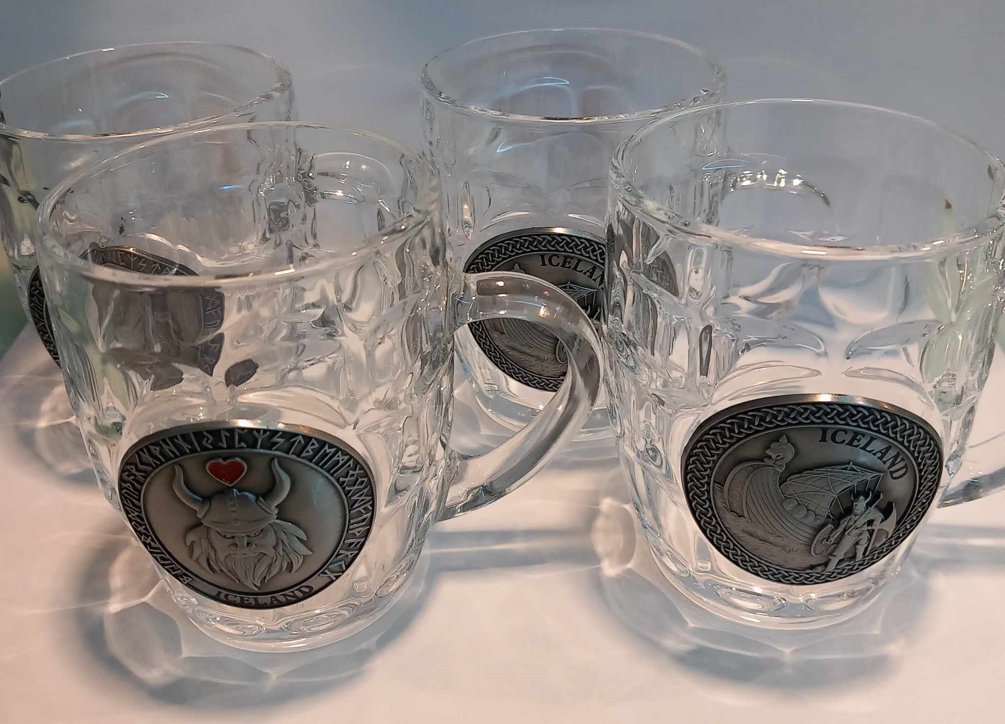 Glass cups with vikings designs Glass cups with vikings designs